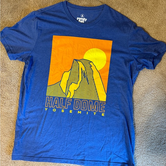 Half Dome Yosemite T-Shirt Size Large - Picture 1 of 3